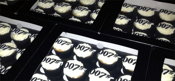Afternoon tea was served with unique cupcakes from Planet of the Cakes