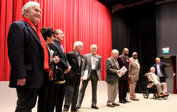 Monty Norman, Eunice Gayson, Stanley Morgan, Trevor Bond, Norman Wanstall, Alan Tomkins, Count Prince Miller, Charles Edghill and Reg Barkshire introduce a digitally remastered Dr. No.
